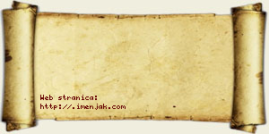 Andjelina Rosić vizit kartica